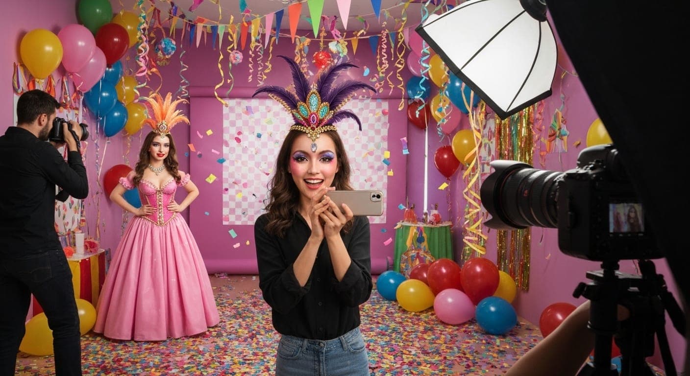 Modelli creativi di costumi di carnevale generati dall'intelligenza artificiale