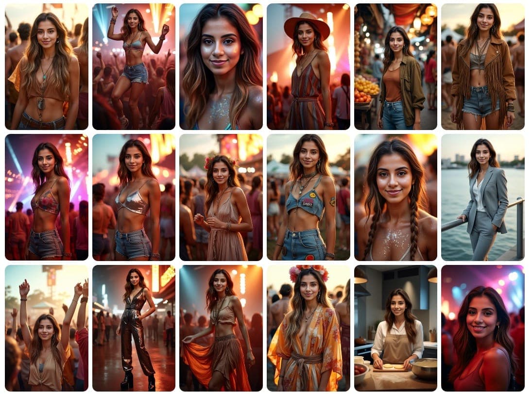 एक साधारण सेल्फी से लेकर आश्चर्यजनक AI-संवर्धित डेटिंग प्रोफ़ाइल फ़ोटो तक के परिवर्तन को दिखाने वाली साइड-बाय-साइड तुलना