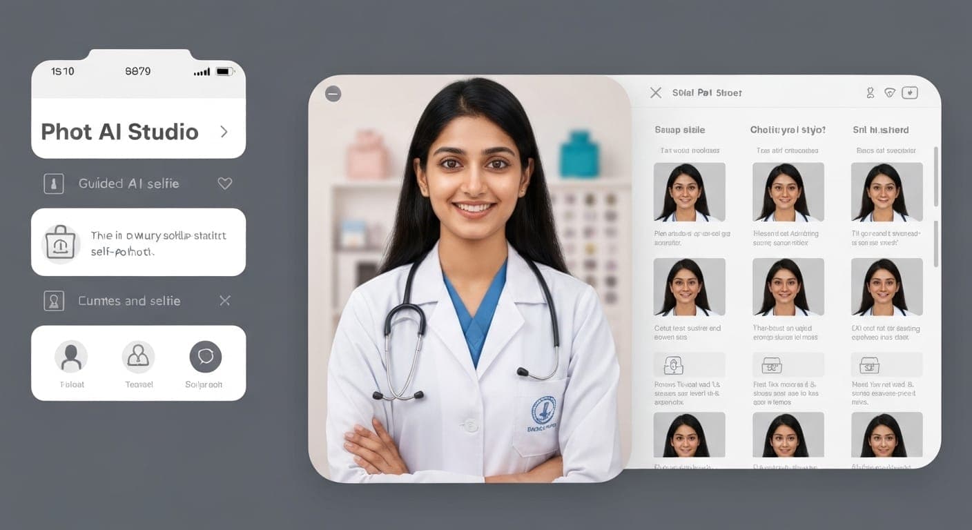 Fotografía de IA transformadora para profesionales médicos.