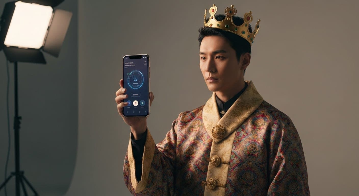 AI搭載の王の写真で王室の壮麗さを再発見