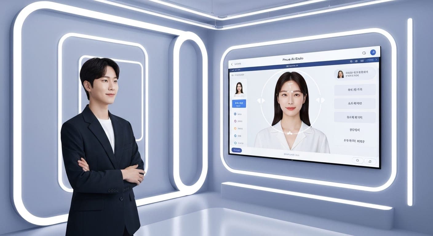 Photo de profil coréenne présentant la beauté naturelle et les éléments culturels.