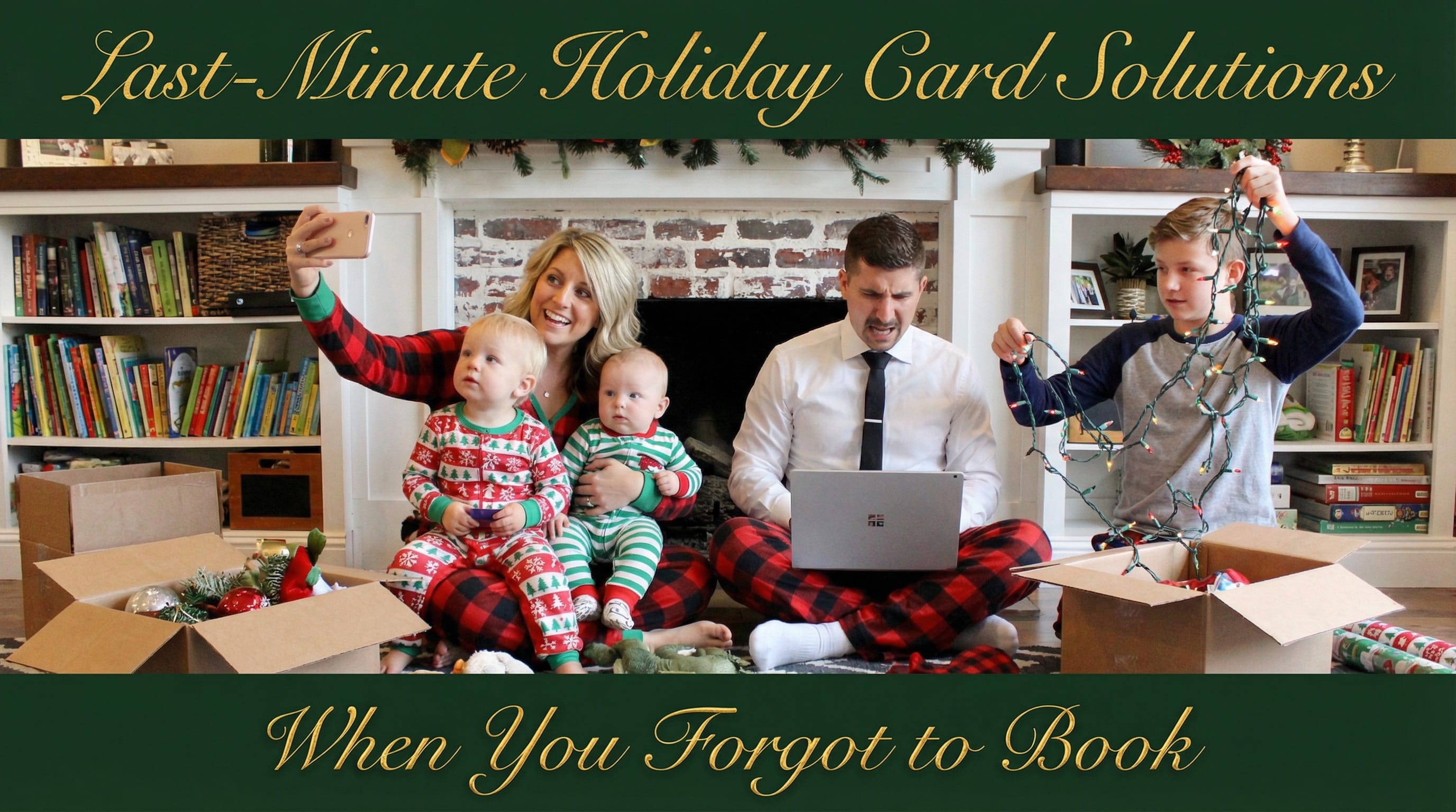 حلول بطاقات المعايدة في اللحظة الأخيرة عندما تنسى حجز مصور