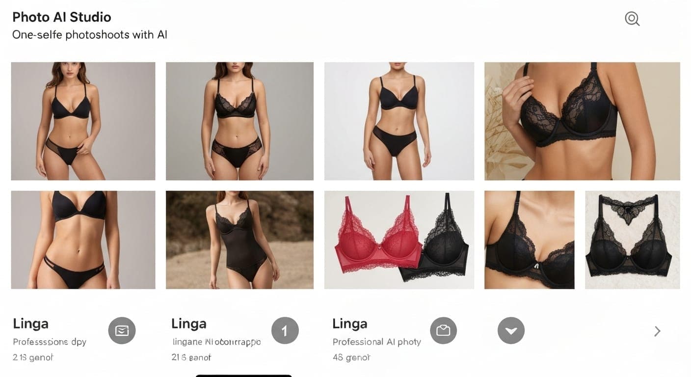 تصوير لقطات لانجري مذهلة باستخدام الذكاء الاصطناعي