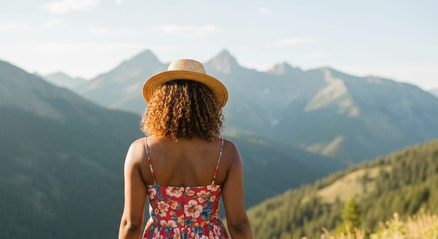 प्राकृतिक फोटोशूट के लिए AI द्वारा उत्पन्न छवि