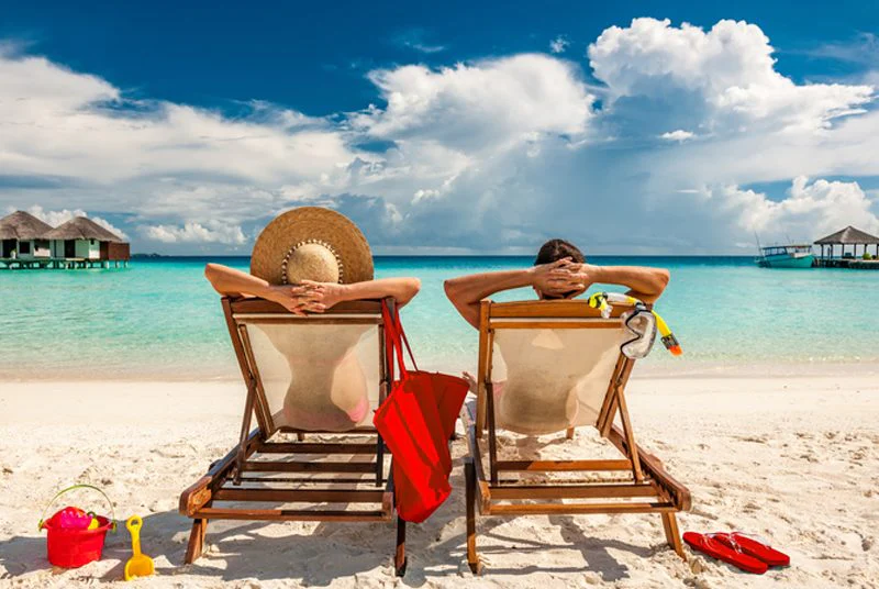 Tropical beach vacation destination - Earn affiliate commissions and fund your next holiday with PhotoAI Studio